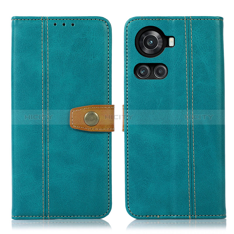 Funda de Cuero Cartera con Soporte Carcasa M16L para OnePlus 10R 5G Verde