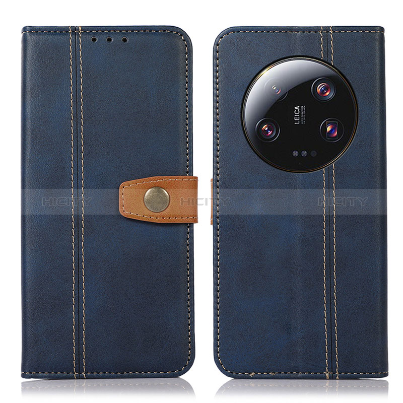 Funda de Cuero Cartera con Soporte Carcasa M16L para Xiaomi Mi 13 Ultra 5G Azul