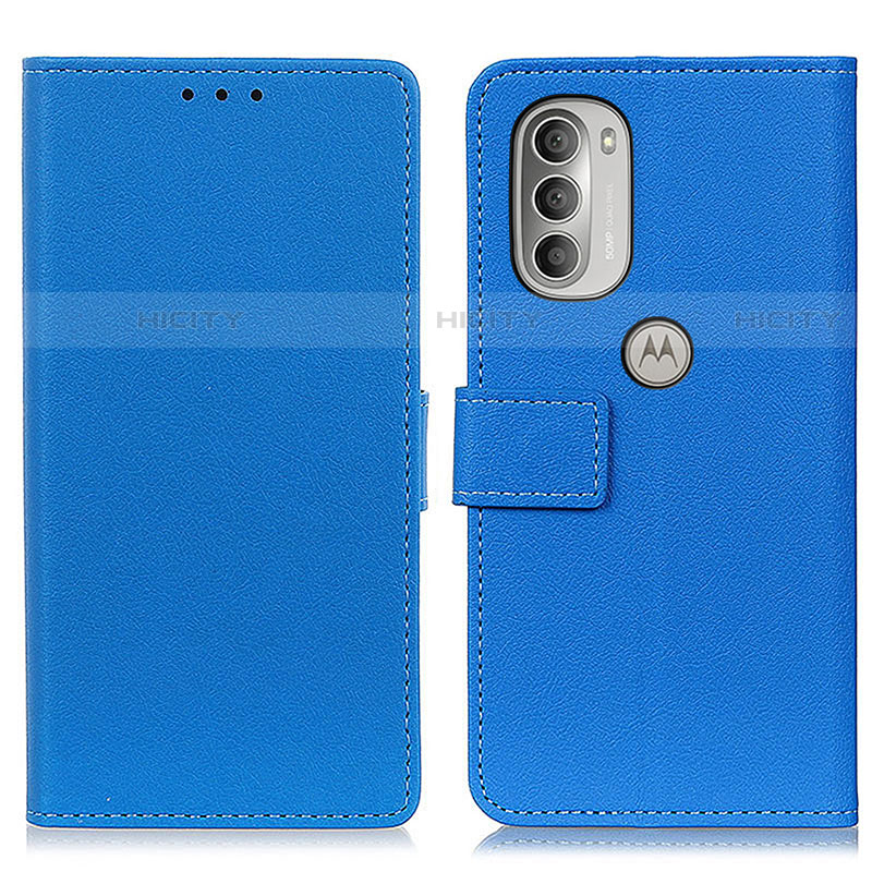 Funda de Cuero Cartera con Soporte Carcasa M18L para Motorola Moto G51 5G