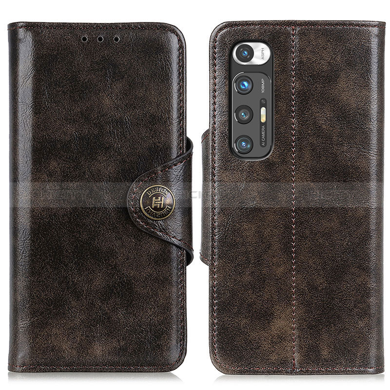 Funda de Cuero Cartera con Soporte Carcasa ML12 para Xiaomi Mi 10S 5G Bronze