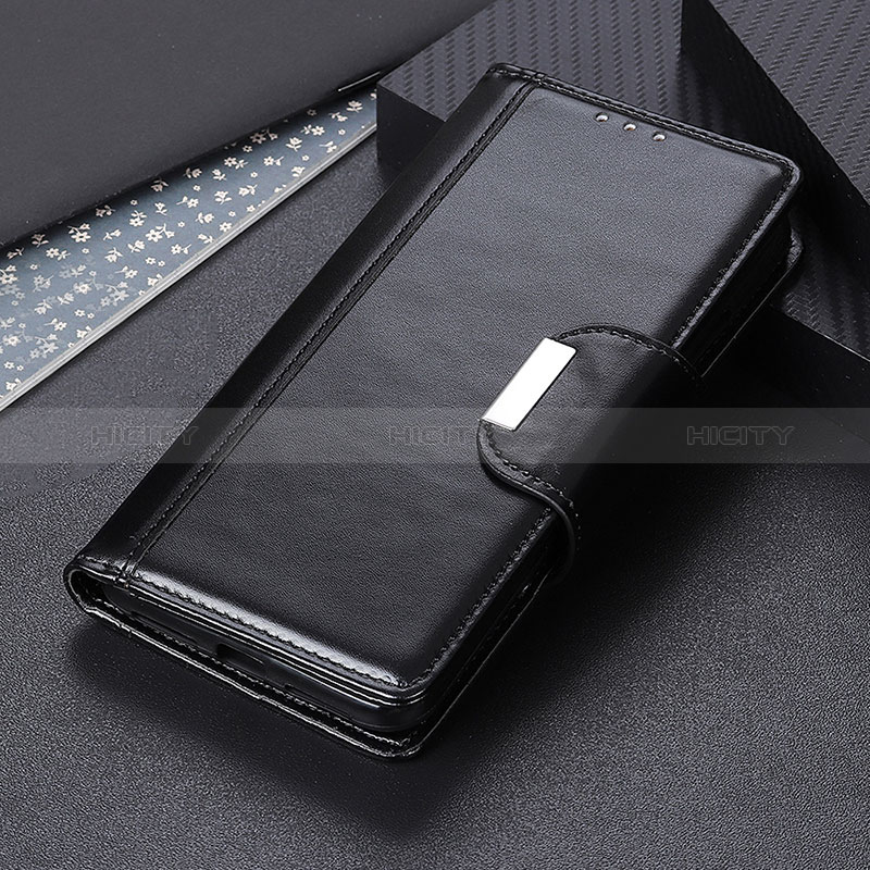 Funda de Cuero Cartera con Soporte Carcasa ML13 para Huawei Honor 50 Lite Negro