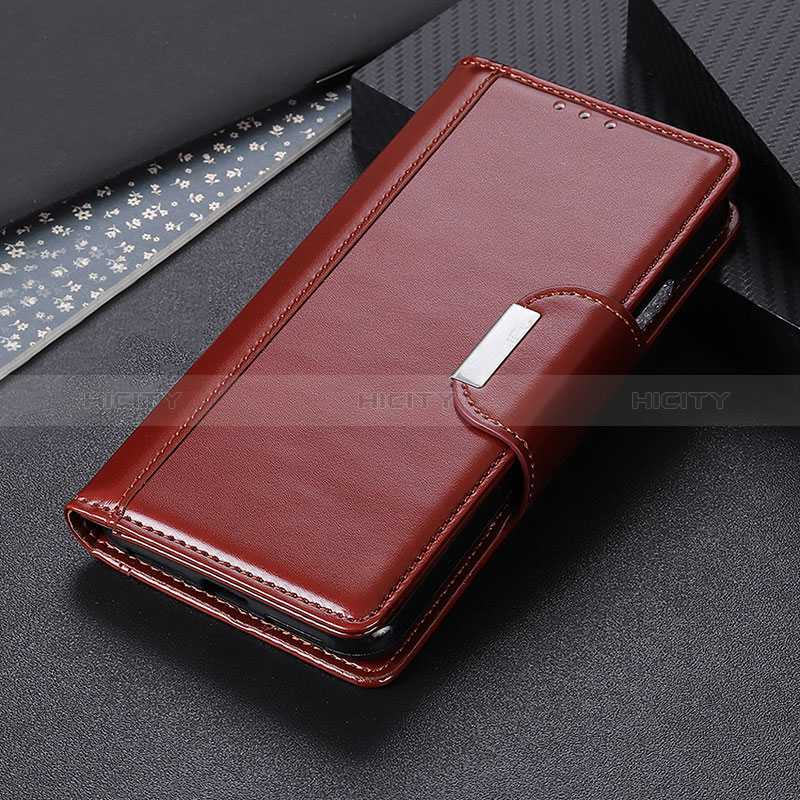 Funda de Cuero Cartera con Soporte Carcasa ML13 para Huawei Honor 50 Pro 5G Marron