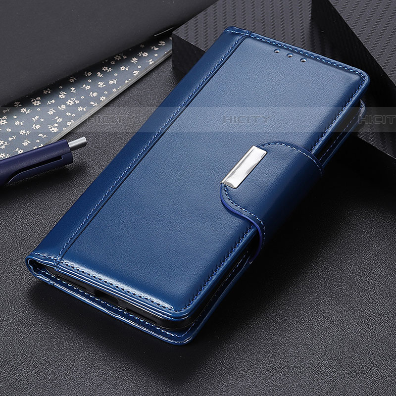 Funda de Cuero Cartera con Soporte Carcasa ML13 para Samsung Galaxy A04s Azul