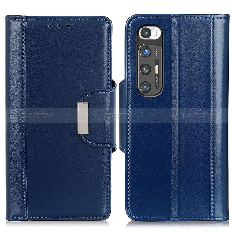 Funda de Cuero Cartera con Soporte Carcasa ML13 para Xiaomi Mi 10S 5G Azul