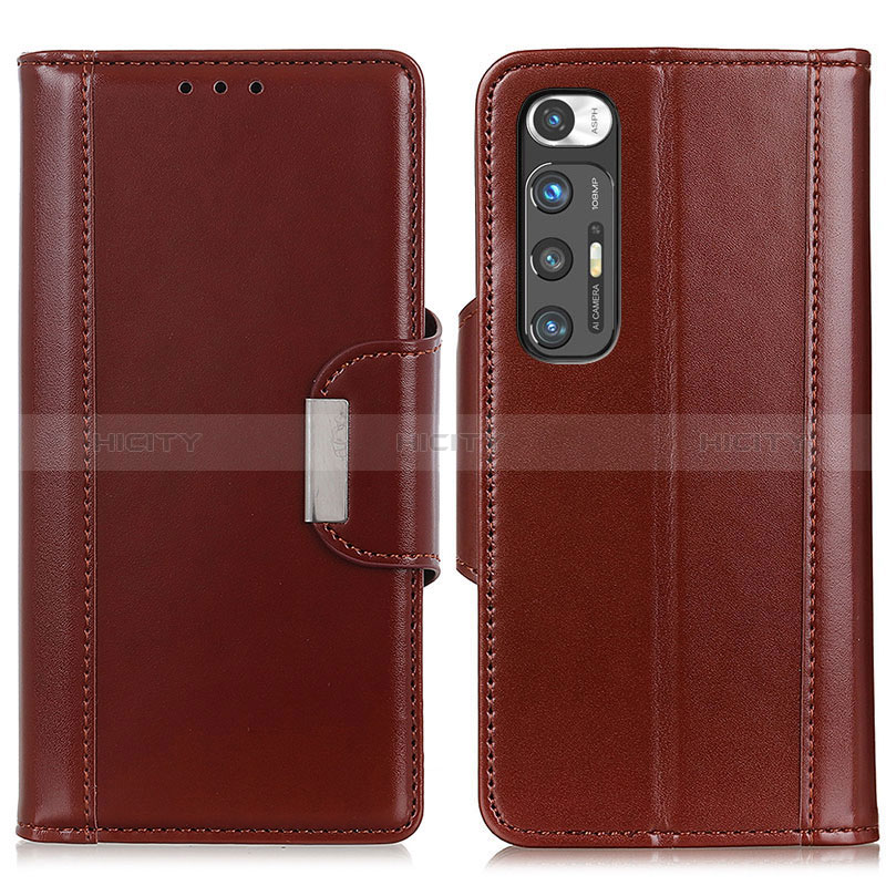 Funda de Cuero Cartera con Soporte Carcasa ML13 para Xiaomi Mi 10S 5G Marron