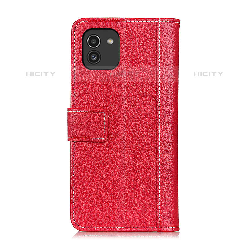 Funda de Cuero Cartera con Soporte Carcasa ML14 para Samsung Galaxy A03