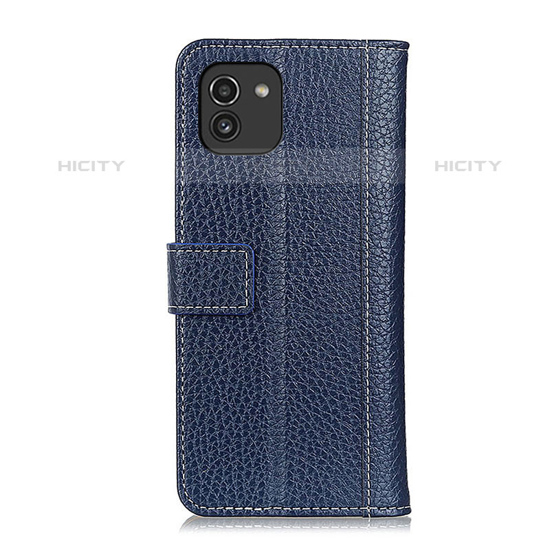 Funda de Cuero Cartera con Soporte Carcasa ML14 para Samsung Galaxy A03