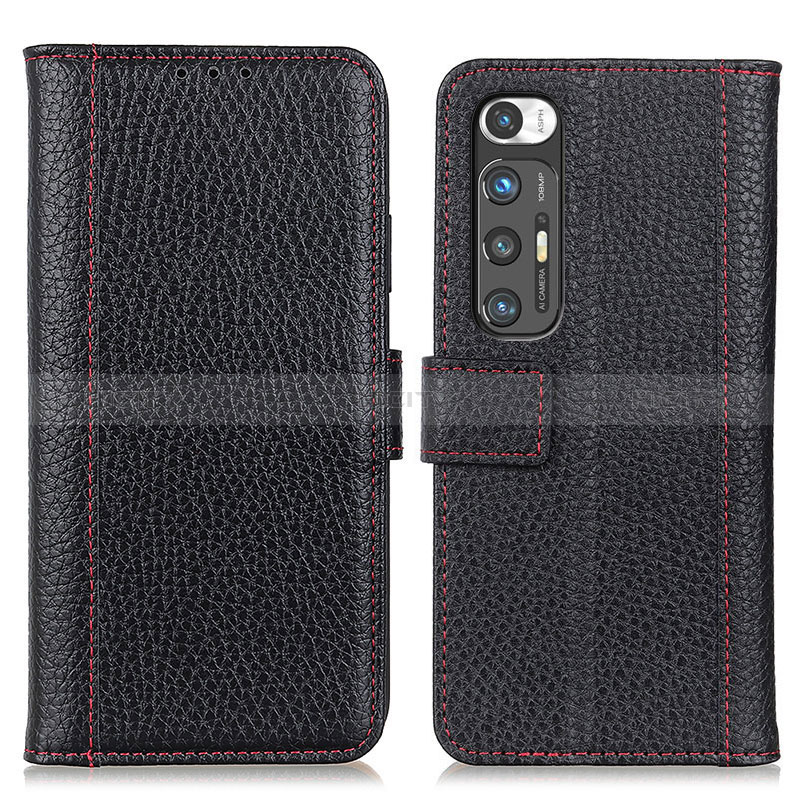 Funda de Cuero Cartera con Soporte Carcasa ML14 para Xiaomi Mi 10S 5G Negro