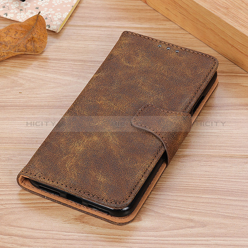 Funda de Cuero Cartera con Soporte Carcasa ML3 para Xiaomi Redmi K40 5G Marron