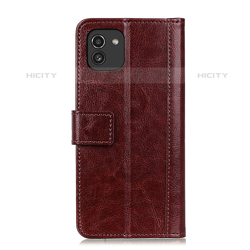 Funda de Cuero Cartera con Soporte Carcasa ML6 para Samsung Galaxy A03