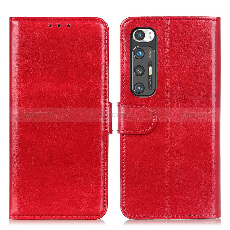 Funda de Cuero Cartera con Soporte Carcasa ML7 para Xiaomi Mi 10S 5G Rojo