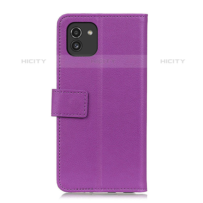 Funda de Cuero Cartera con Soporte Carcasa ML8 para Samsung Galaxy A03