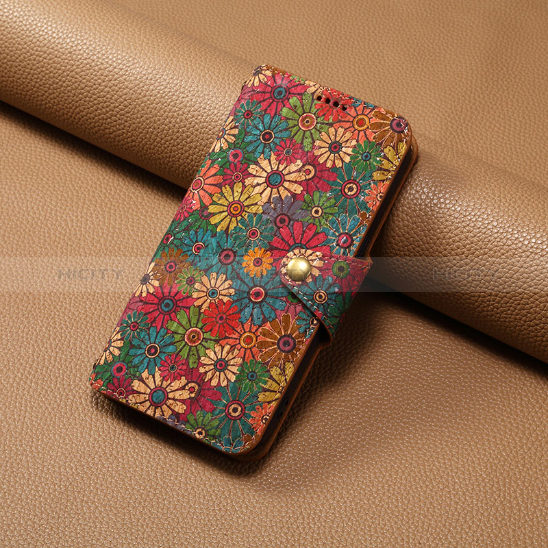 Funda de Cuero Cartera con Soporte Carcasa MT3 para Apple iPhone 15 Pro Vistoso