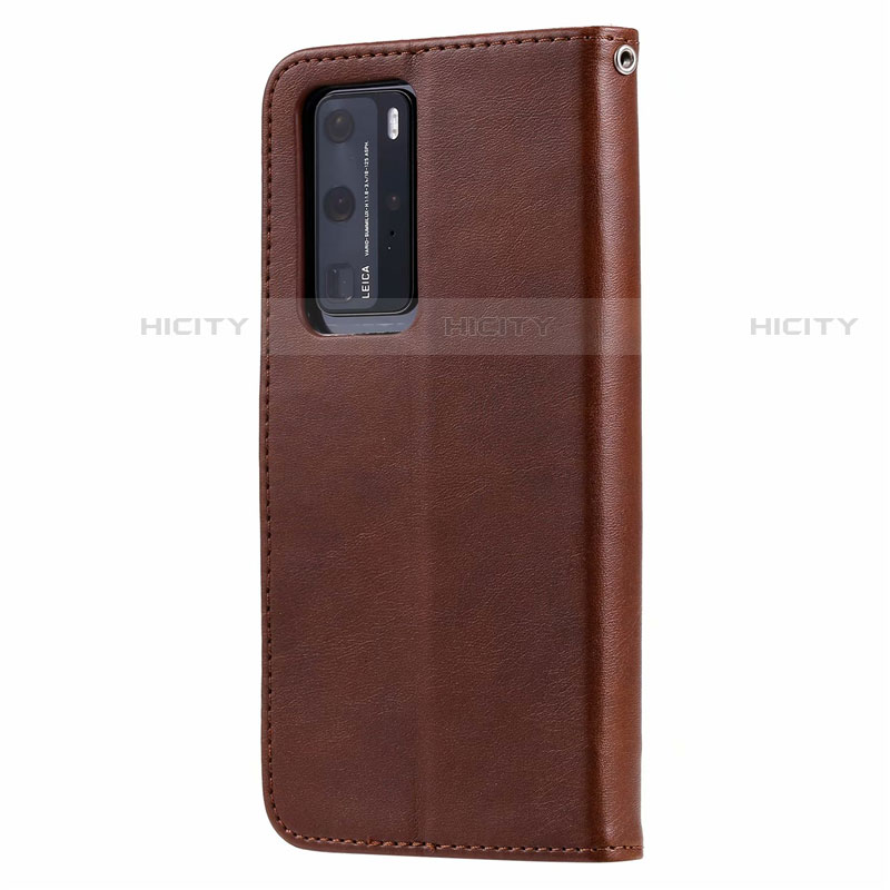 Funda de Cuero Cartera con Soporte Carcasa N01 para Huawei P40 Pro