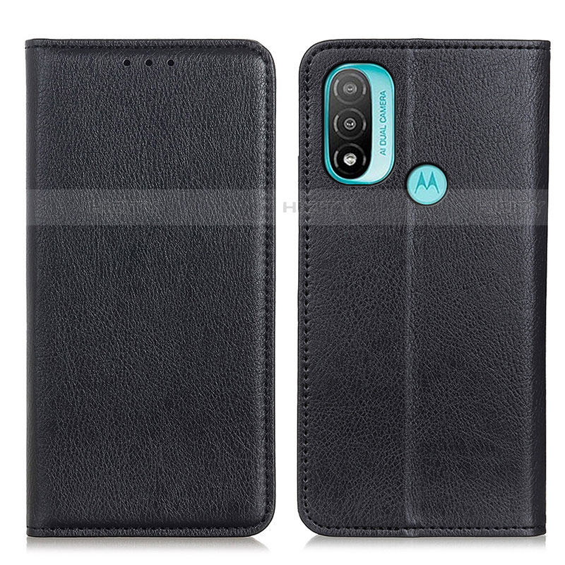 Funda de Cuero Cartera con Soporte Carcasa N01P para Motorola Moto E20