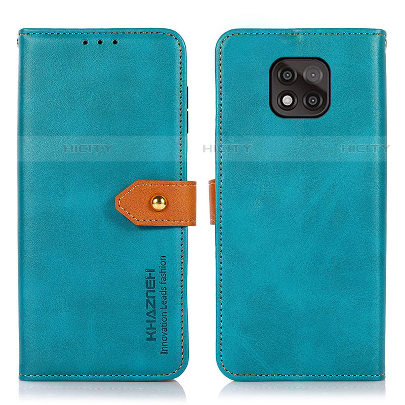 Funda de Cuero Cartera con Soporte Carcasa N01P para Motorola Moto G Power (2021)