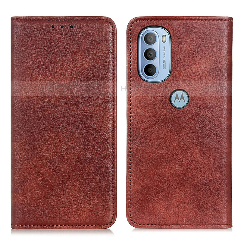 Funda de Cuero Cartera con Soporte Carcasa N01P para Motorola Moto G31