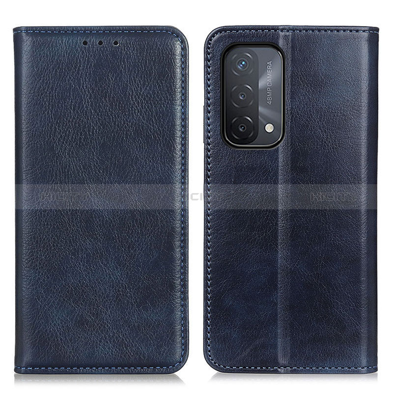 Funda de Cuero Cartera con Soporte Carcasa N01P para Oppo A74 5G