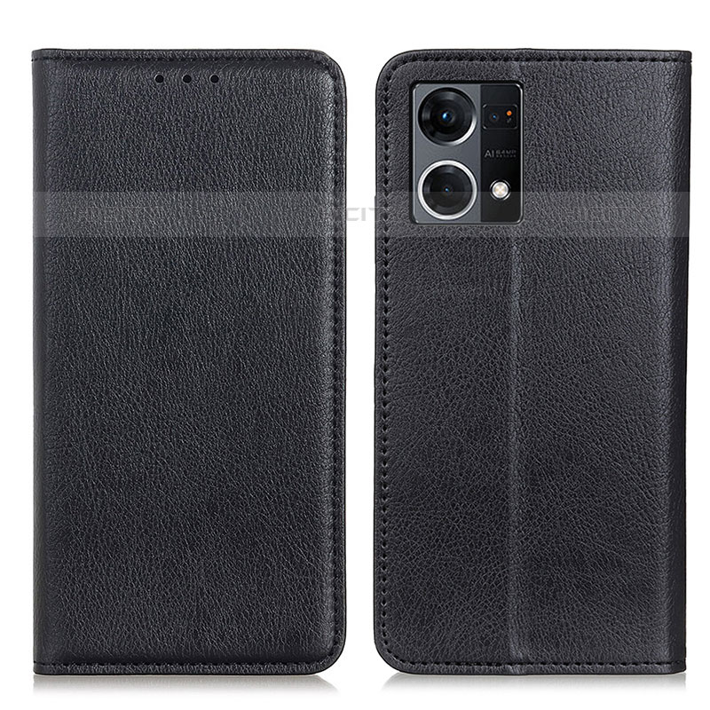 Funda de Cuero Cartera con Soporte Carcasa N01P para Oppo F21 Pro 4G