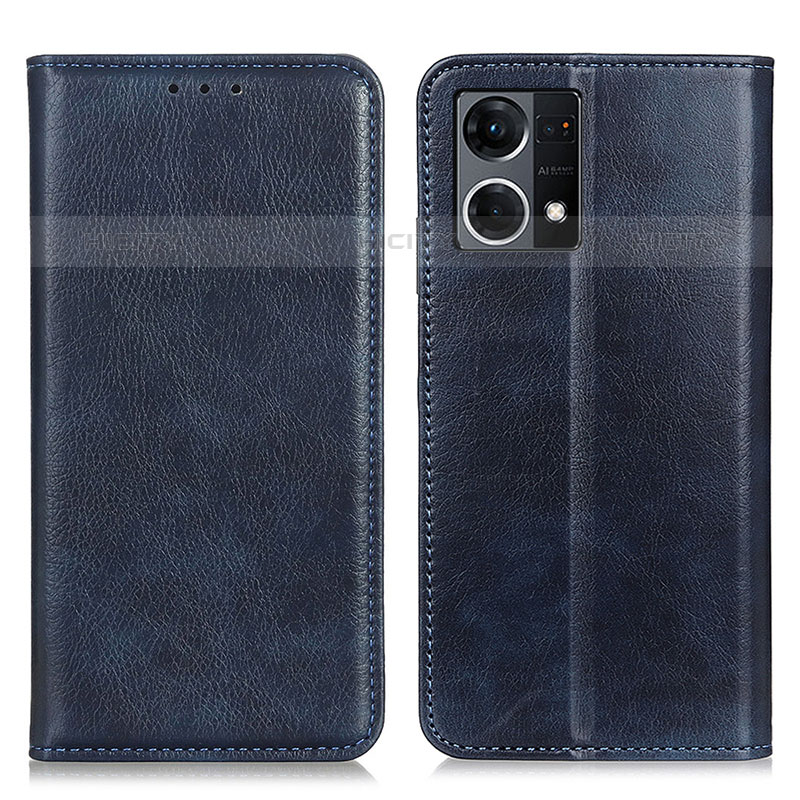 Funda de Cuero Cartera con Soporte Carcasa N01P para Oppo F21 Pro 4G