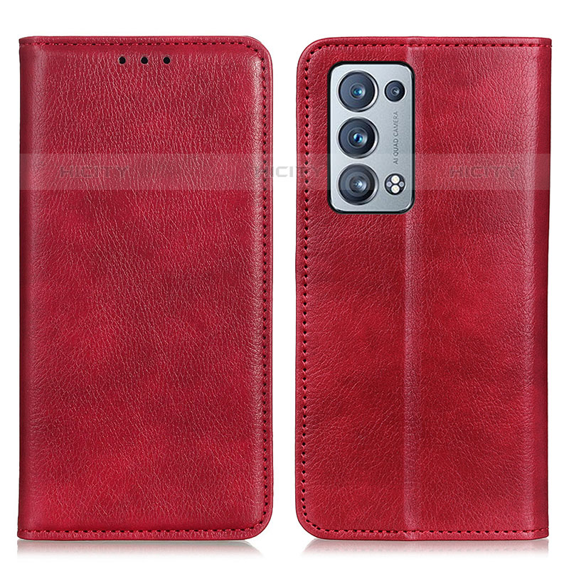 Funda de Cuero Cartera con Soporte Carcasa N01P para Oppo Reno6 Pro 5G