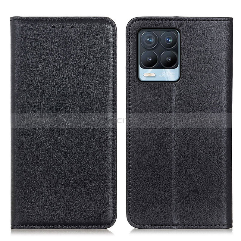 Funda de Cuero Cartera con Soporte Carcasa N01P para Realme 8 4G