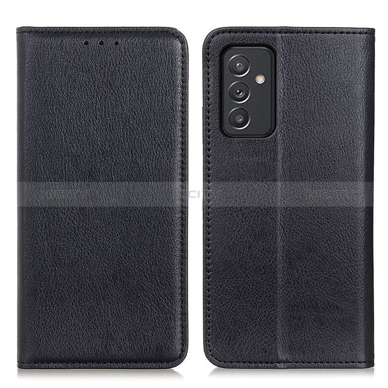 Funda de Cuero Cartera con Soporte Carcasa N01P para Samsung Galaxy A35 5G Negro