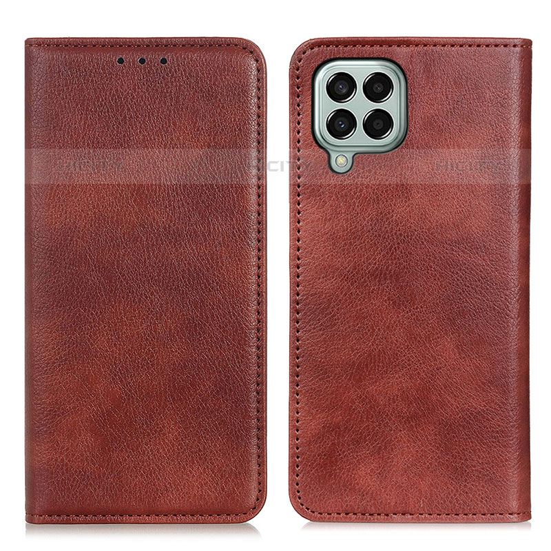 Funda de Cuero Cartera con Soporte Carcasa N01P para Samsung Galaxy M33 5G Marron