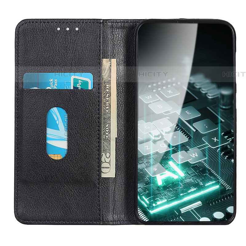 Funda de Cuero Cartera con Soporte Carcasa N01P para Samsung Galaxy Quantum4 5G