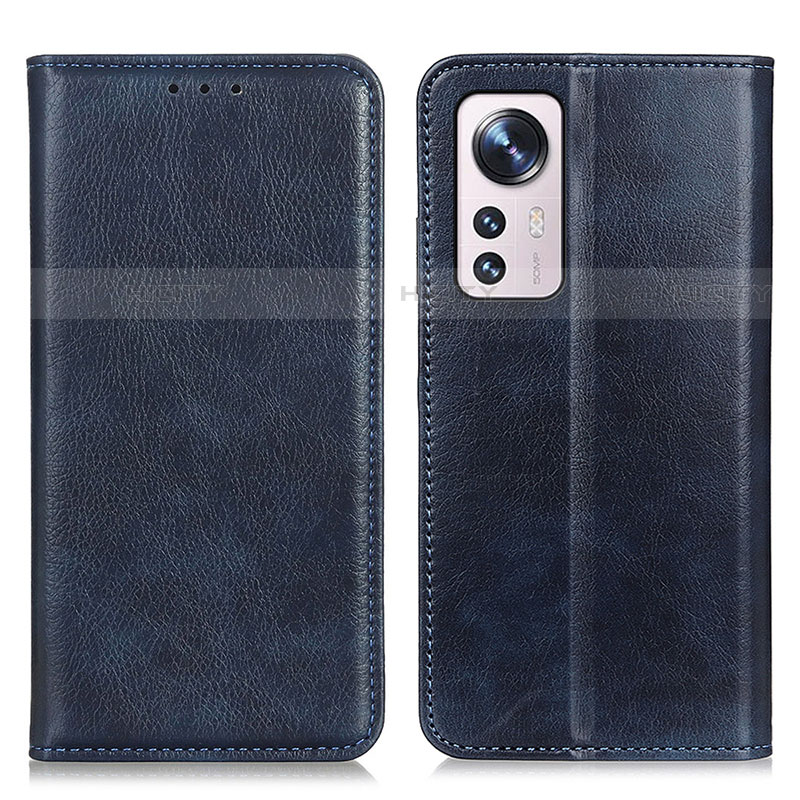 Funda de Cuero Cartera con Soporte Carcasa N01P para Xiaomi Mi 12 Lite 5G Azul