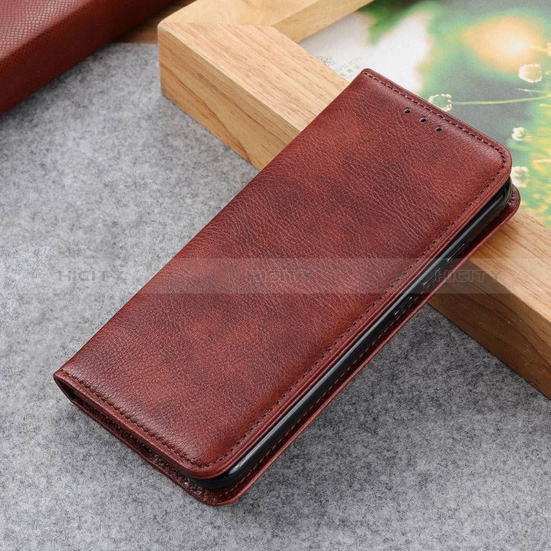 Funda de Cuero Cartera con Soporte Carcasa N01P para Xiaomi Mi 13T 5G Marron