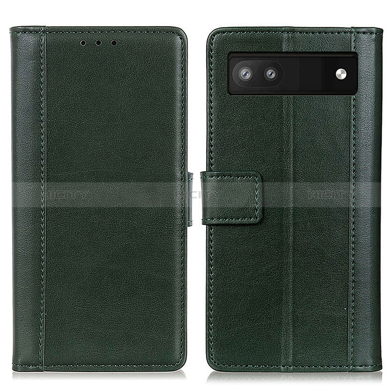 Funda de Cuero Cartera con Soporte Carcasa N02P para Google Pixel 7a 5G