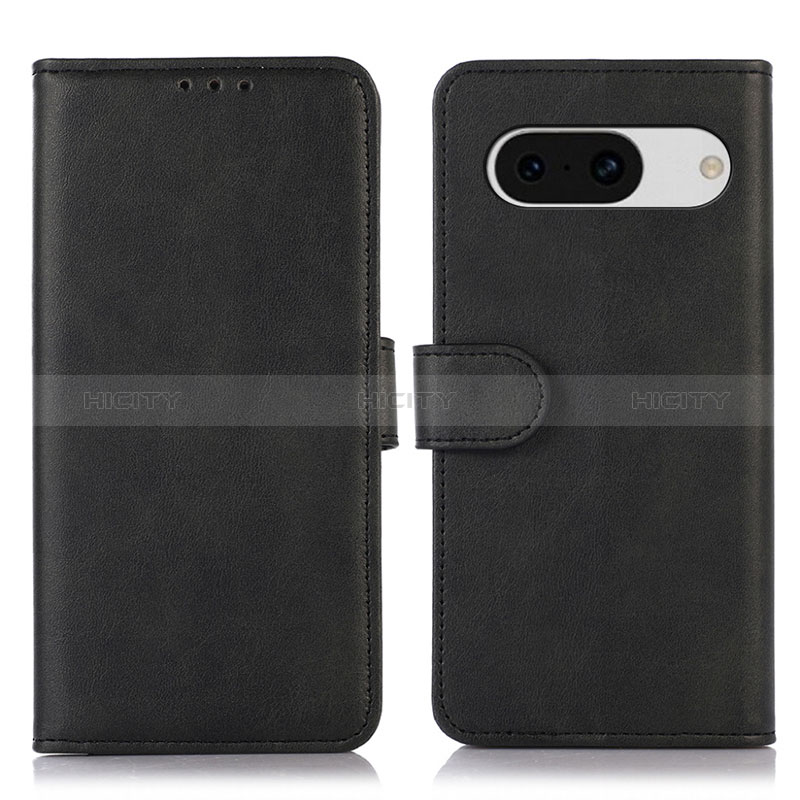 Funda de Cuero Cartera con Soporte Carcasa N02P para Google Pixel 8a 5G Negro