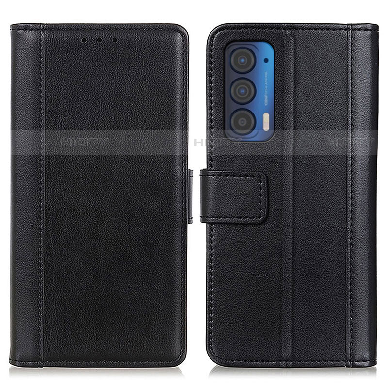 Funda de Cuero Cartera con Soporte Carcasa N02P para Motorola Moto Edge (2021) 5G