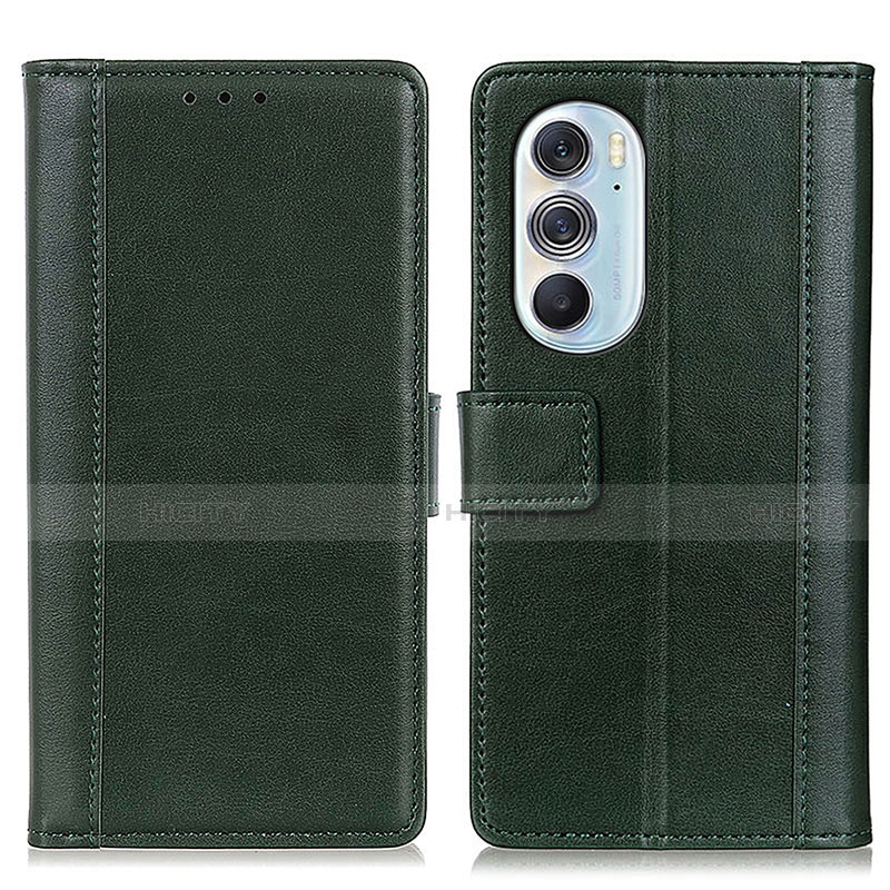 Funda de Cuero Cartera con Soporte Carcasa N02P para Motorola Moto Edge 30 Pro 5G