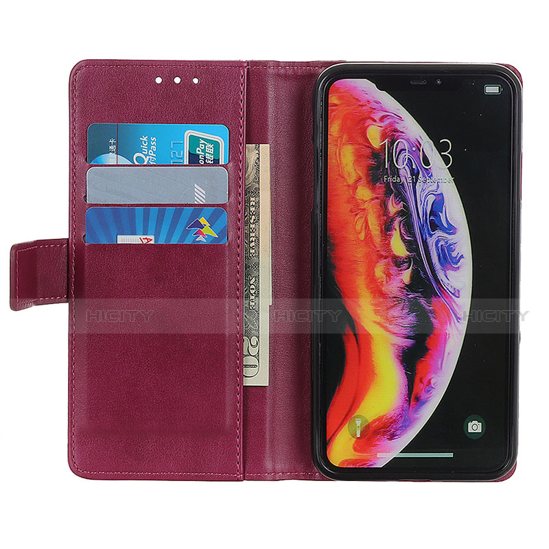 Funda de Cuero Cartera con Soporte Carcasa N02P para Motorola Moto Edge 30 Pro 5G