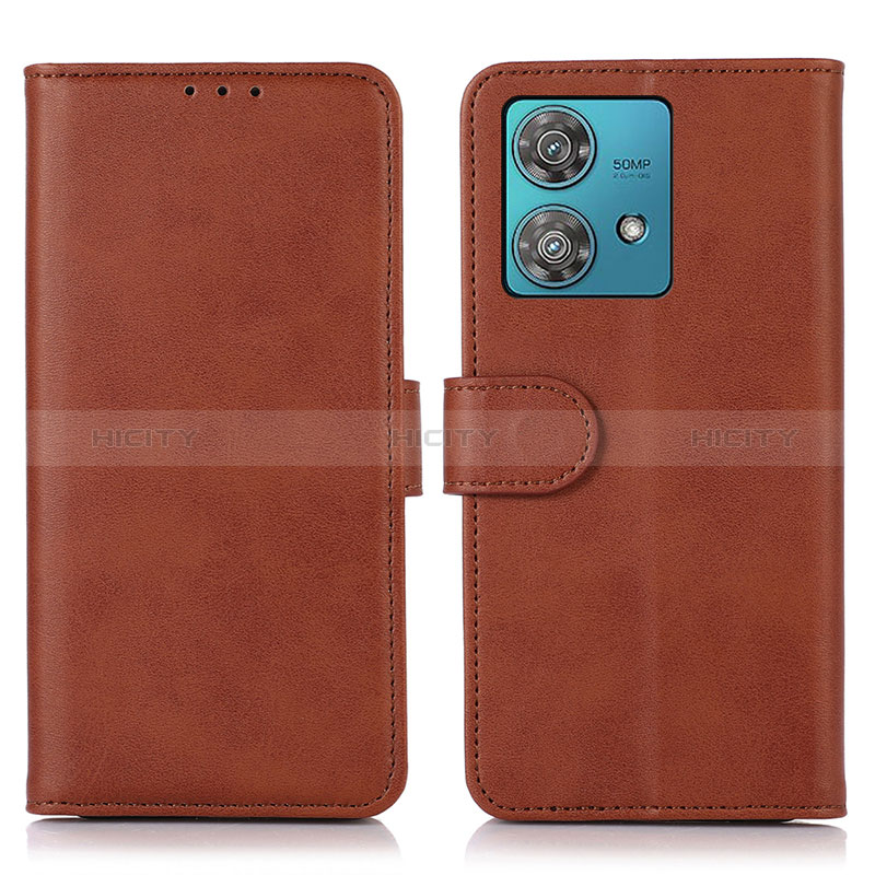 Funda de Cuero Cartera con Soporte Carcasa N02P para Motorola Moto Edge 40 Neo 5G