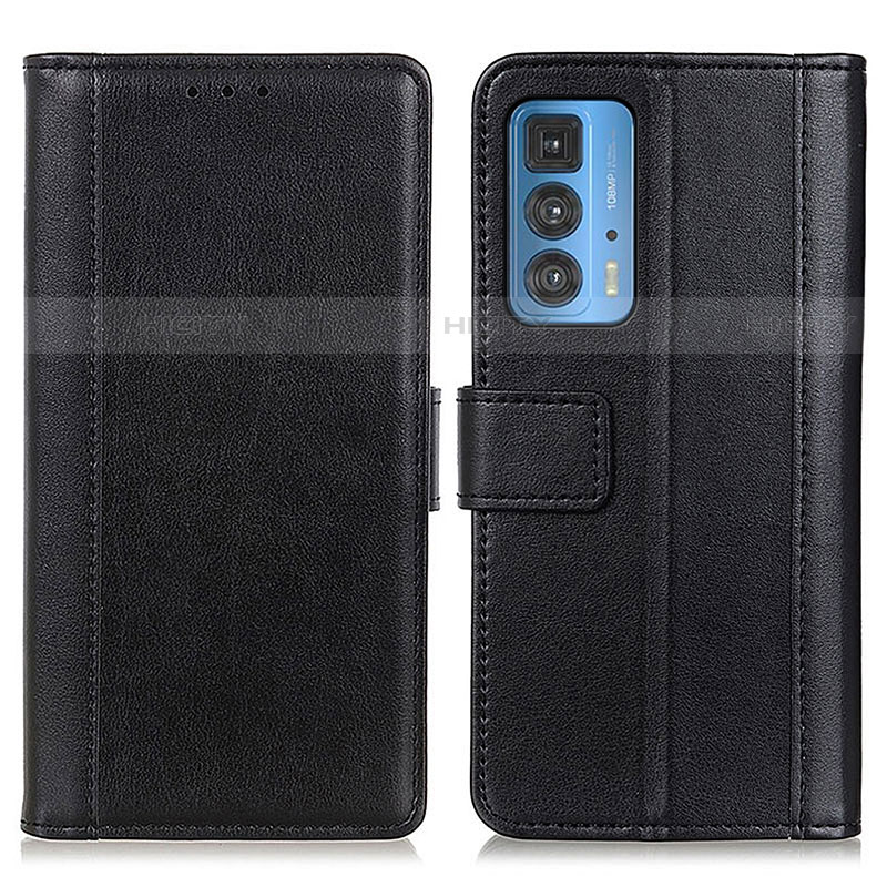 Funda de Cuero Cartera con Soporte Carcasa N02P para Motorola Moto Edge S Pro 5G