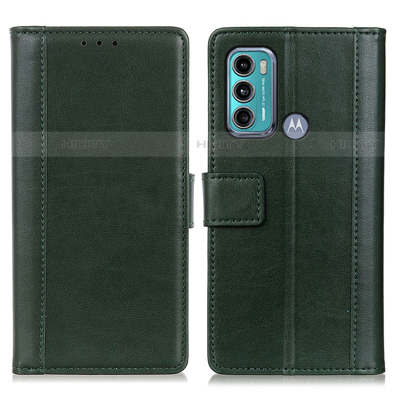 Funda de Cuero Cartera con Soporte Carcasa N02P para Motorola Moto G40 Fusion