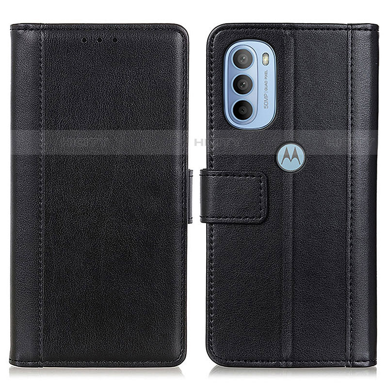 Funda de Cuero Cartera con Soporte Carcasa N02P para Motorola Moto G41