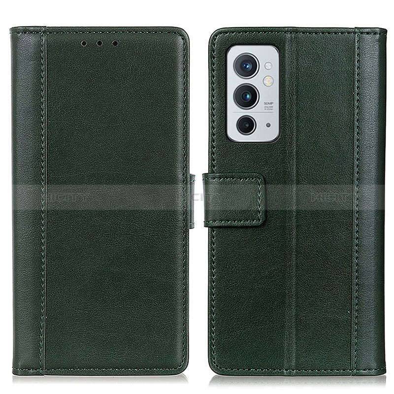 Funda de Cuero Cartera con Soporte Carcasa N02P para OnePlus 9RT 5G