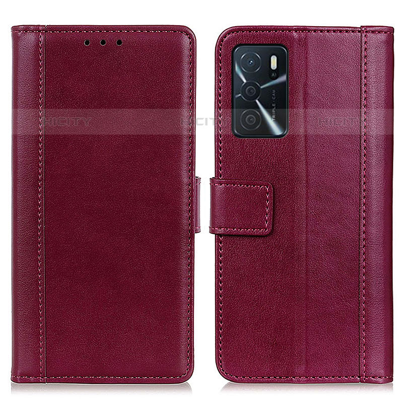 Funda de Cuero Cartera con Soporte Carcasa N02P para Oppo A16s