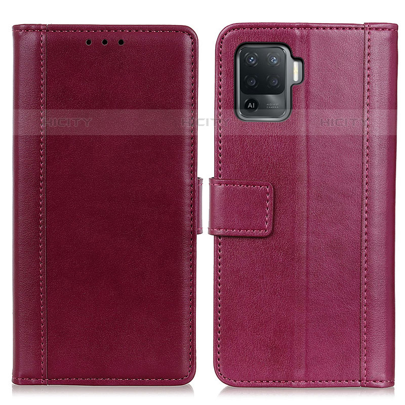 Funda de Cuero Cartera con Soporte Carcasa N02P para Oppo A94 4G