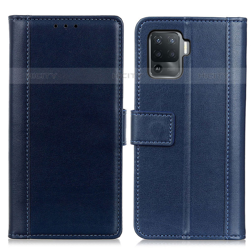 Funda de Cuero Cartera con Soporte Carcasa N02P para Oppo A94 4G