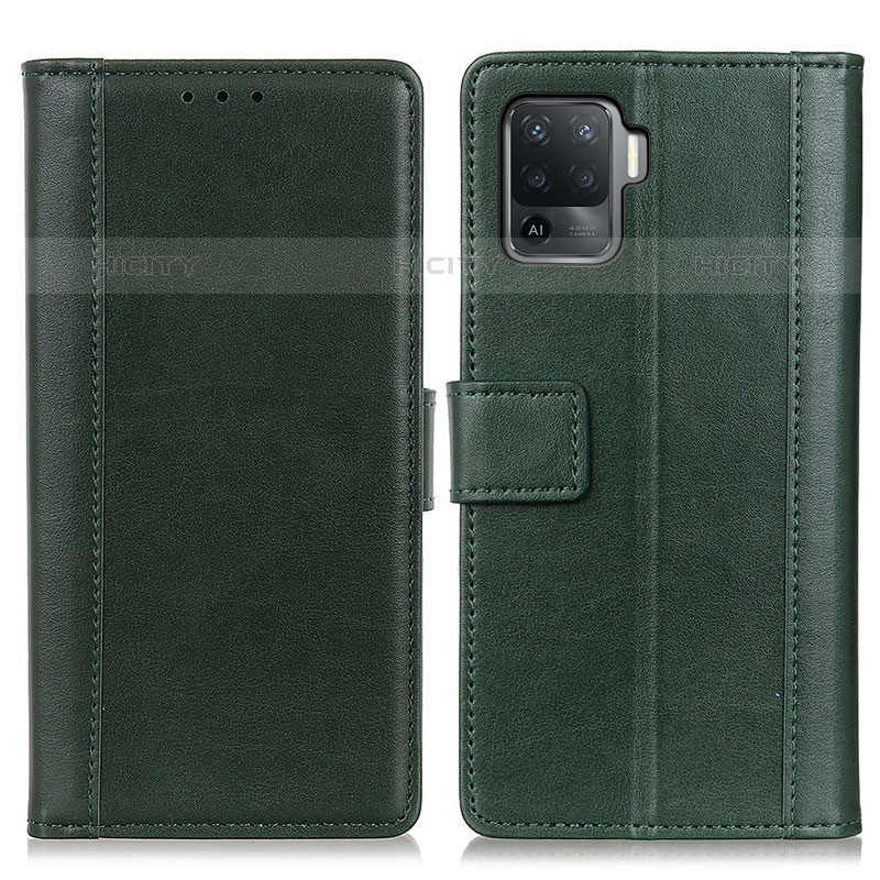 Funda de Cuero Cartera con Soporte Carcasa N02P para Oppo A94 4G