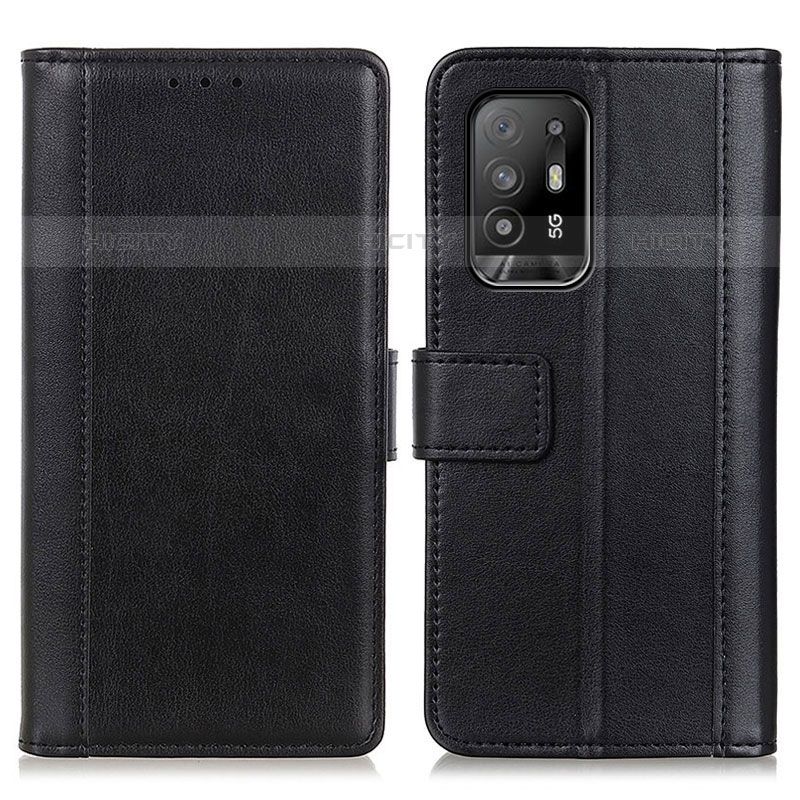 Funda de Cuero Cartera con Soporte Carcasa N02P para Oppo A94 5G