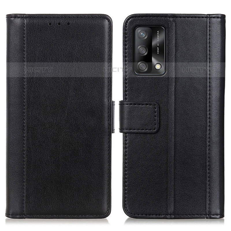 Funda de Cuero Cartera con Soporte Carcasa N02P para Oppo Reno6 Lite