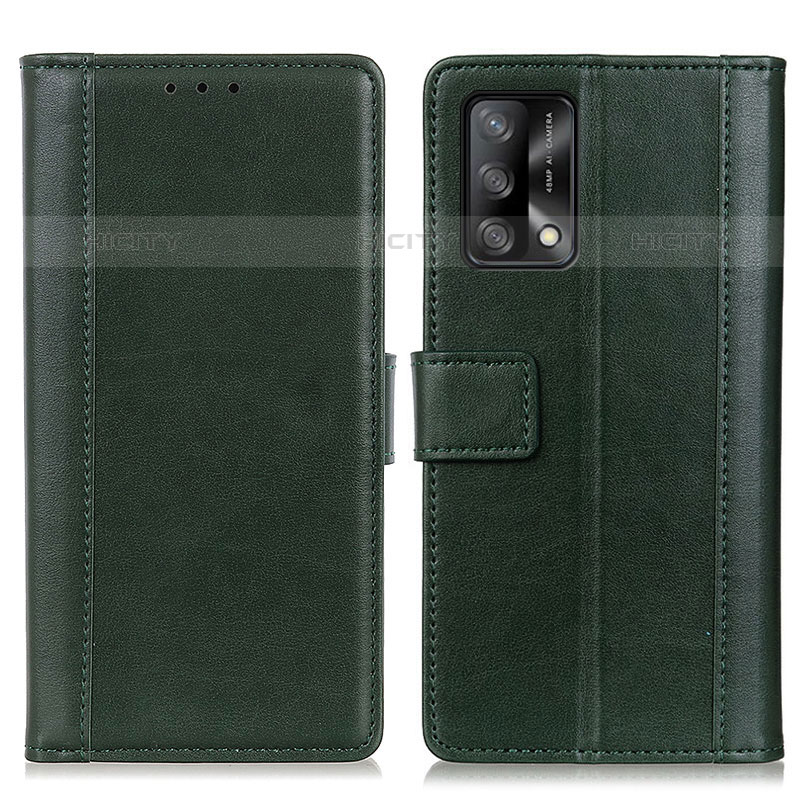 Funda de Cuero Cartera con Soporte Carcasa N02P para Oppo Reno6 Lite