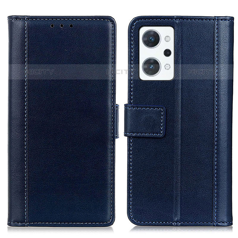 Funda de Cuero Cartera con Soporte Carcasa N02P para Oppo Reno7 A