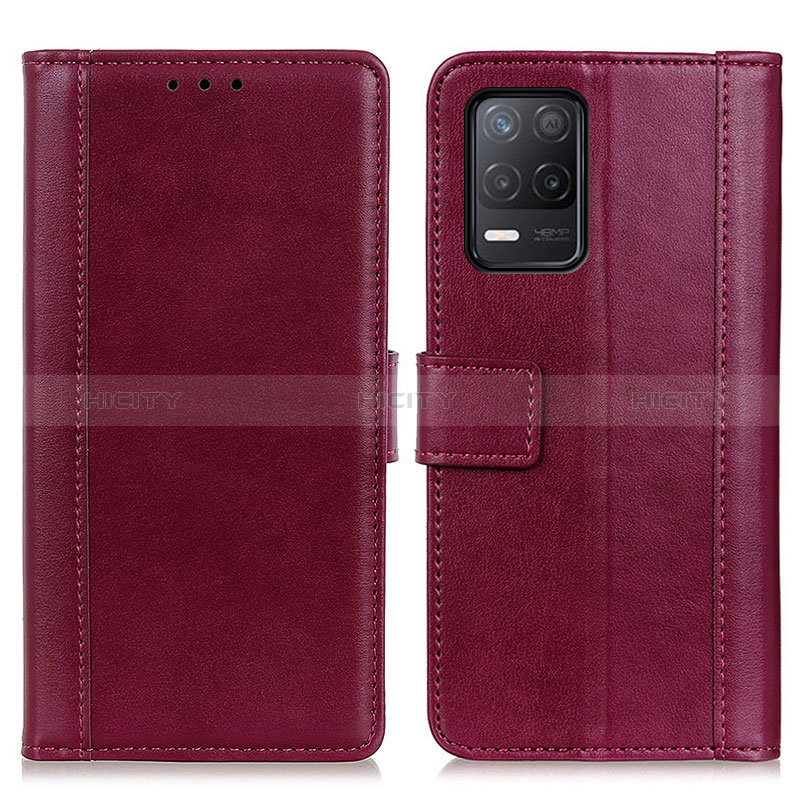 Funda de Cuero Cartera con Soporte Carcasa N02P para Realme 8 5G